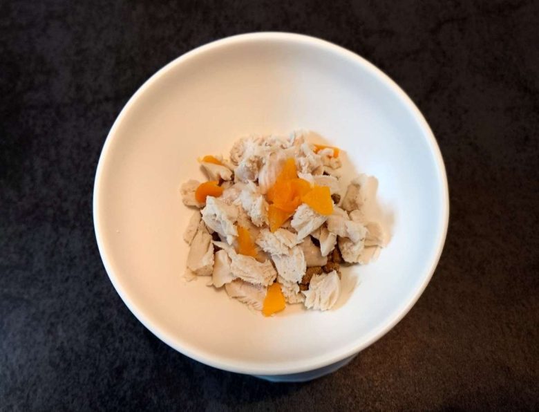 犬の手作りごはんの写真